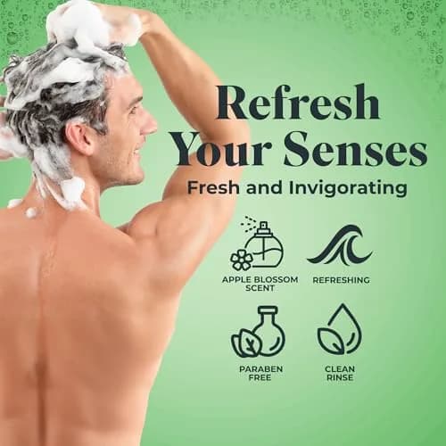 White Rain Moisturizing Shampoo – Apple Blossom Scent, 15 fl oz | Hydrating, Paraben-Free, Cruelty-Free thumbnail 3