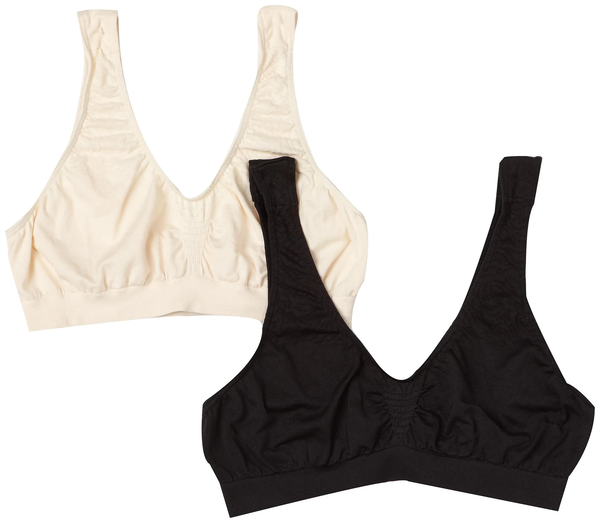 Bali Women's Microfiber Crop Top N5W Small | Seamless, Moisture-Wicking Comfort — Small