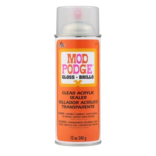 Mod Podge Gloss Clear Acrylic Sealer 12 oz | Crystal Clear, Quick Drying, Non-Yellowing thumbnail 1