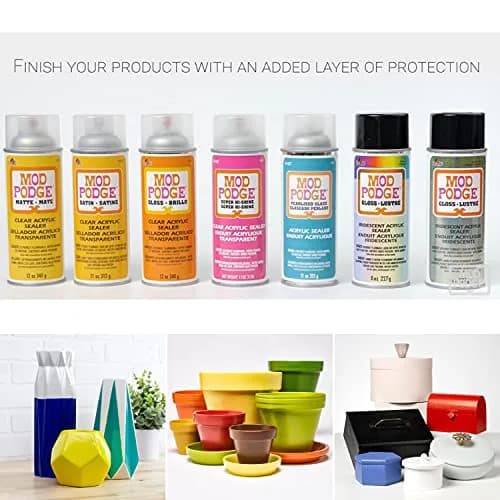 Mod Podge Gloss Clear Acrylic Sealer 12 oz | Crystal Clear, Quick Drying, Non-Yellowing thumbnail 3