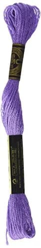DMC Embroidery Cotton Floss Dark Lavender 8.7-Yard | Sheen & Fade Resistance (70-120 chars) thumbnail 1