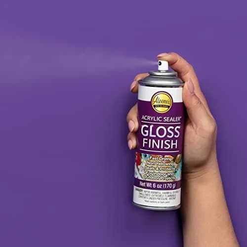 Aleene's Spray Acrylic Sealer Gloss Clear Finish 177ml (6 fl oz) | Protects Crafts and Art Projects thumbnail 3