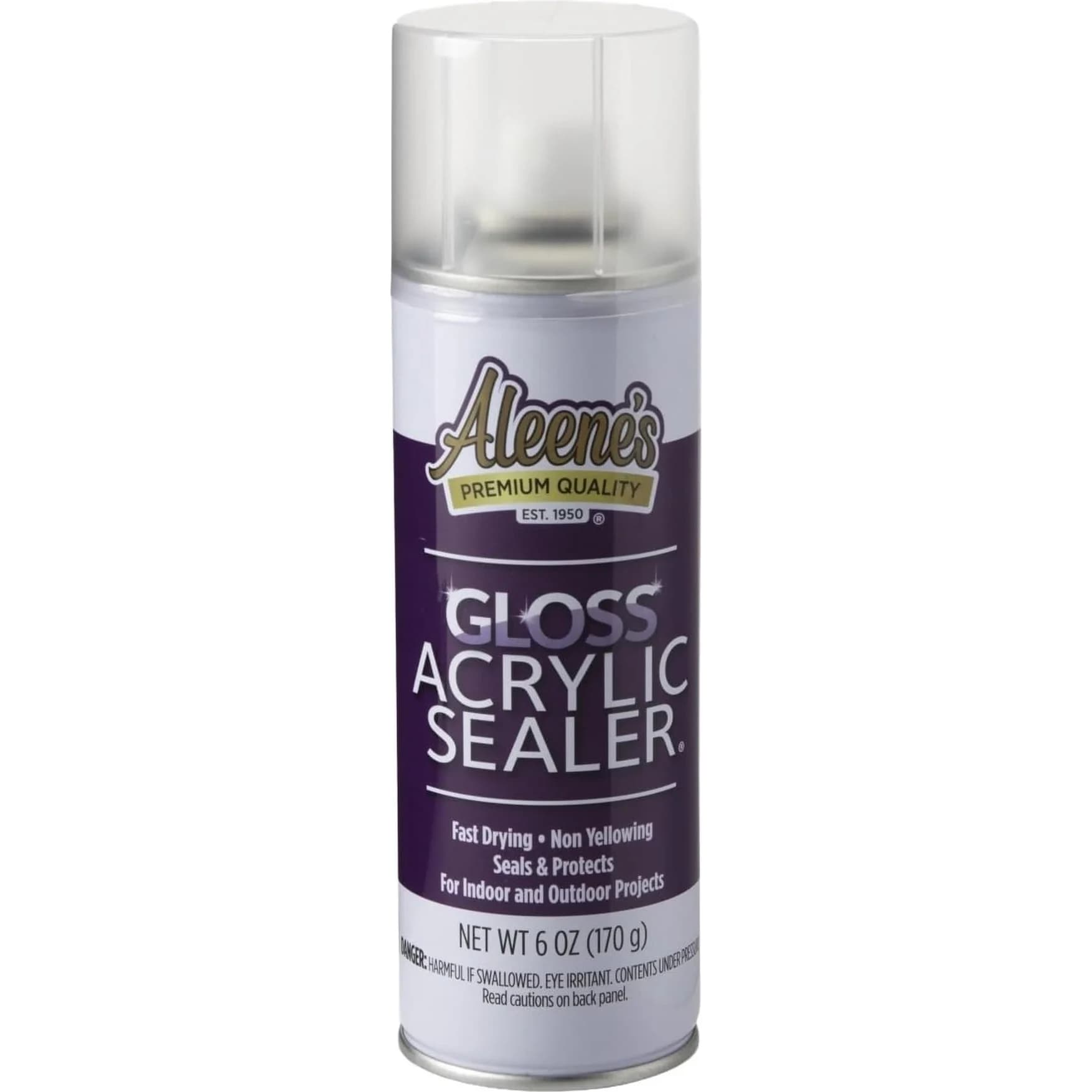 Aleene's Spray Acrylic Sealer Gloss Clear Finish 177ml (6 fl oz) | Protects Crafts and Art Projects - main product image