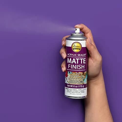 Aleene's Matte Clear Acrylic Sealer Spray 177ml (6 oz) | Protects Crafts & Art Projects thumbnail 5
