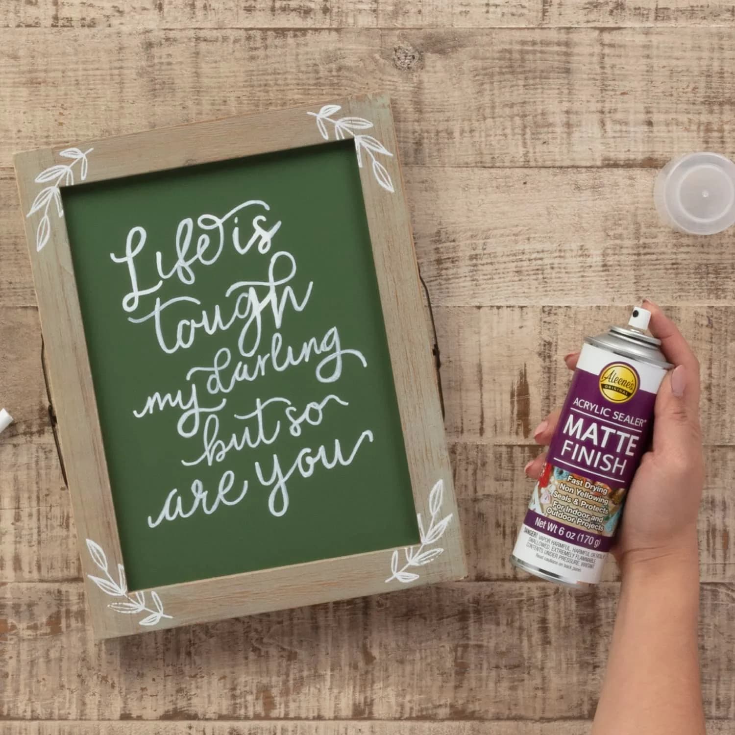 Aleene's Matte Clear Acrylic Sealer Spray 177ml (6 oz) | Protects Crafts & Art Projects - view 6
