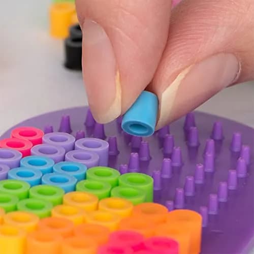 Perler Beads Small Fun Shaped Pegboards 5 Pack | Reusable Plastic Shapes for Creative Crafts thumbnail 4