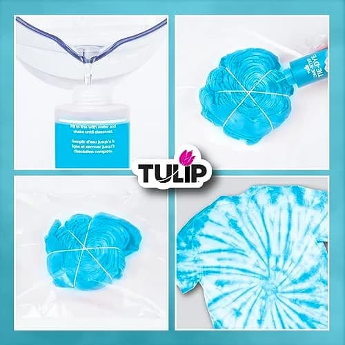 Tulip One-Step Tie-Dye Kit Vibrant Colors for Fabric 118ml (4 fl oz) Turquoise | Easy Squeeze Bottle for All Ages thumbnail 2