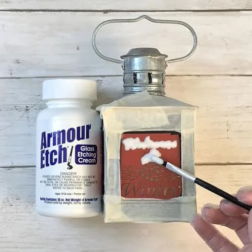 Armour Etch Glass Etching Cream 80ml (2.8 Oz) | Permanent Designs on Glass Surfaces thumbnail 8