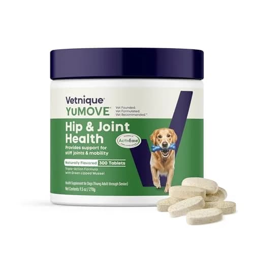 YuMOVE Dog Hip & Joint Supplement Regular Strength 300 Chewable Tablets | Vet-Recommended Mobility Support thumbnail 1