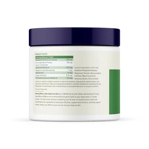 YuMOVE Dog Hip & Joint Supplement Regular Strength 300 Chewable Tablets | Vet-Recommended Mobility Support thumbnail 8