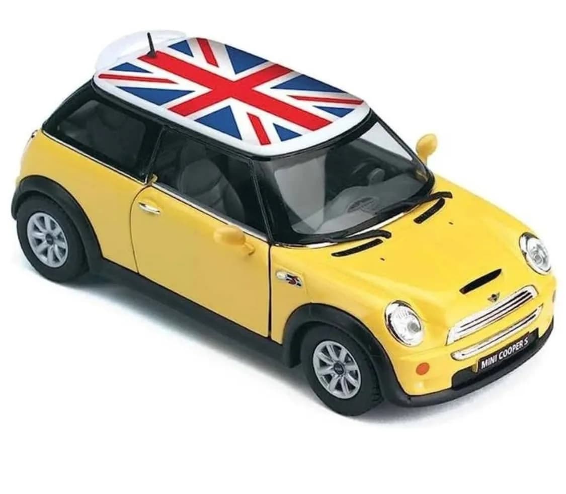 KiNSMART Mini Cooper S Die-Cast Model Car 13cm (5") | Authentic 1:28 Scale Replica
