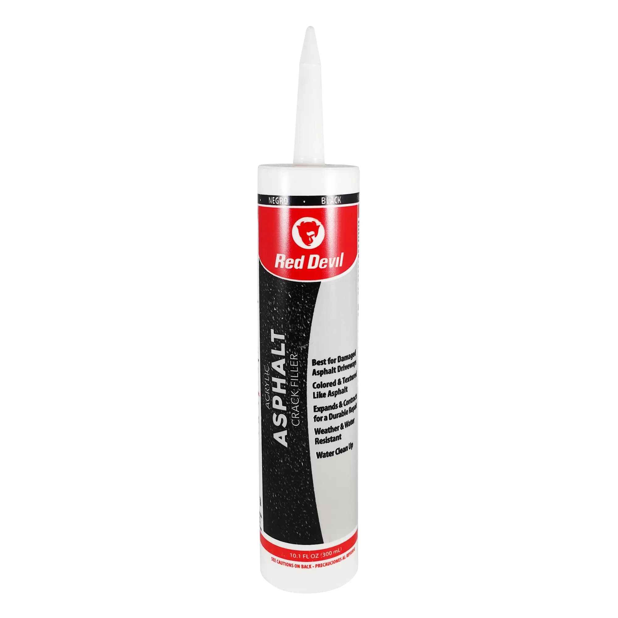 Red Devil Asphalt Crack Filler Sealant 10.1 fl oz | Water-Resistant Asphalt Repair for Cracks & Joints