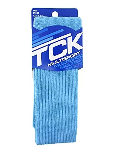 TCK Soccer Socks Multisport Tube MS (Columbia Blue, Small) Knee Length Athletic Socks for Soccer & Sports thumbnail 4