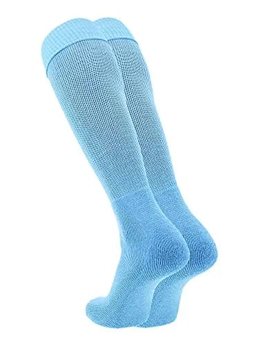 TCK Soccer Socks Multisport Tube MS (Columbia Blue, Small) Knee Length Athletic Socks for Soccer & Sports thumbnail 2