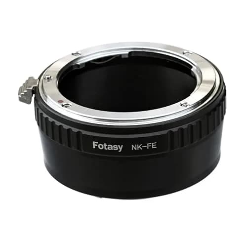 Fotasy Manual Nikon F Mount Lens to Sony E-Mount Adapter | Metal Construction for Sony Alpha & NEX Cameras thumbnail 1