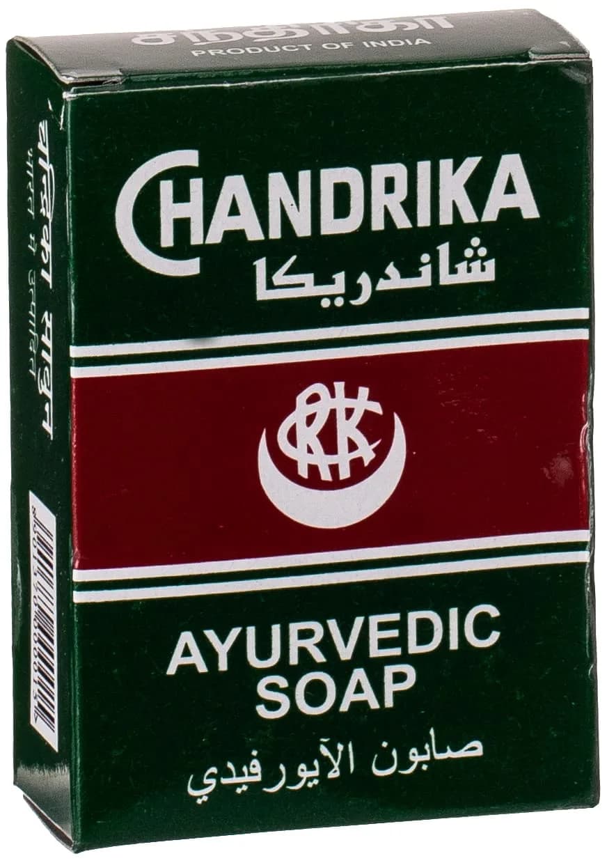 Chandrika Ayurvedic Soap 150g (5.2 Oz) 2-Pack | Authentic Ayurvedic Care for All Skin Types — clear