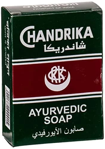 Chandrika Ayurvedic Soap Bar 75 g (2.64 Oz) | Organic, Vegan, Handmade for All Skin Types thumbnail 1