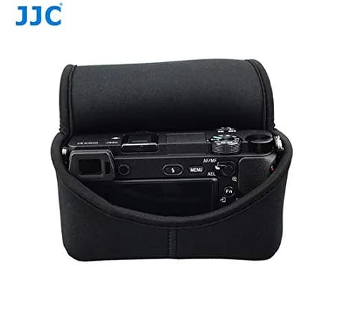 Fotasy Ultra Light Neoprene Camera Case for Sony a6600 a6500 a6400 a6300 a6100 a6000 a5100 +18-55mm/E 50mm F1.8 Lens, Pouch Bag for Fuji X-T30 X-T20 X-T10 +16-50mm, Canon SX530 SX540 G3X | Lightweight, Water-Resistant Camera Pouch thumbnail 4