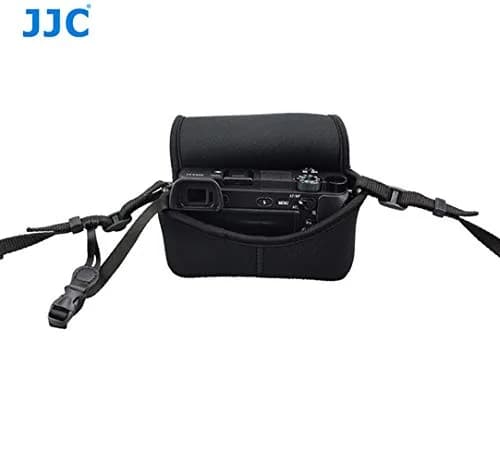 Fotasy Ultra Light Neoprene Camera Case for Sony a6600 a6500 a6400 a6300 a6100 a6000 a5100 +18-55mm/E 50mm F1.8 Lens, Pouch Bag for Fuji X-T30 X-T20 X-T10 +16-50mm, Canon SX530 SX540 G3X | Lightweight, Water-Resistant Camera Pouch thumbnail 6