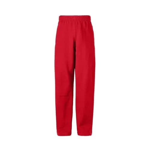 Soffe Youth Heavy Weight Open Bottom Pocket Sweatpant, Red, Medium | Durable Cotton/Poly Fleece for Active Boys thumbnail 1