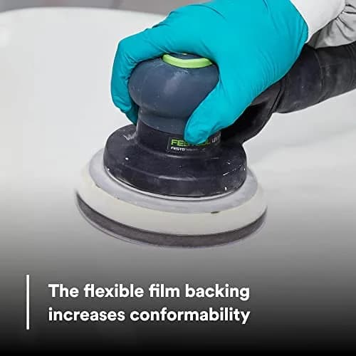 3M Hookit Purple Finishing Film Abrasive Disc, 6 in, P1000 | Long-Lasting, Fast Cutting, Aluminum Oxide thumbnail 6
