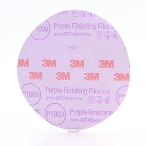 3M Hookit Purple Finishing Film Abrasive Disc, 6 in, P1000 | Long-Lasting, Fast Cutting, Aluminum Oxide thumbnail 9