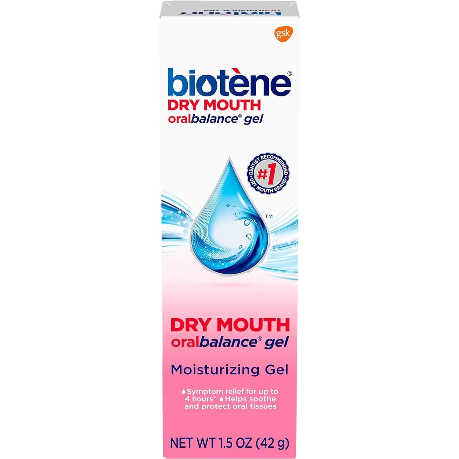 biotène OralBalance Moisturizing Gel 1.5 oz | Alcohol-Free Dry Mouth Relief for Sensitive Oral Tissues