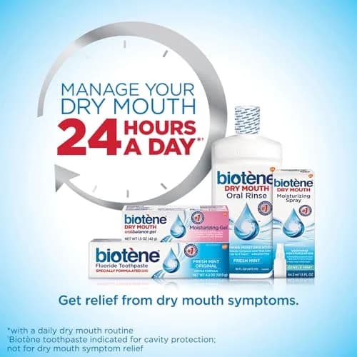 biotène OralBalance Moisturizing Gel 1.5 oz | Alcohol-Free Dry Mouth Relief for Sensitive Oral Tissues thumbnail 8