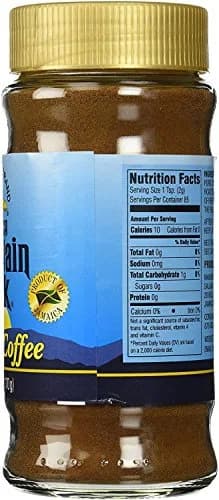 Jamaica Mountain Peak Instant Coffee 6 OZ | Jamaican Unflavored Roast, Kosher Certified, 170g, Drink Hot or Cold thumbnail 4