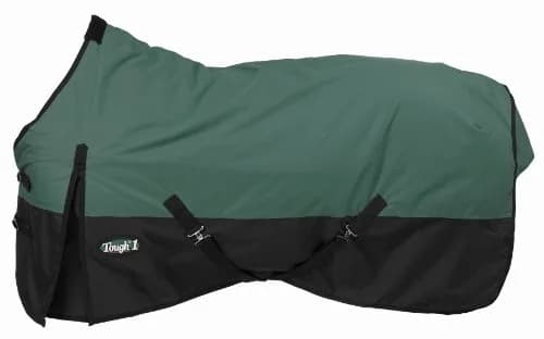 Tough1 600D Waterproof Turnout Sheet - Hunter Green 72" | Heavy-Duty Horse Rain Sheet thumbnail 3