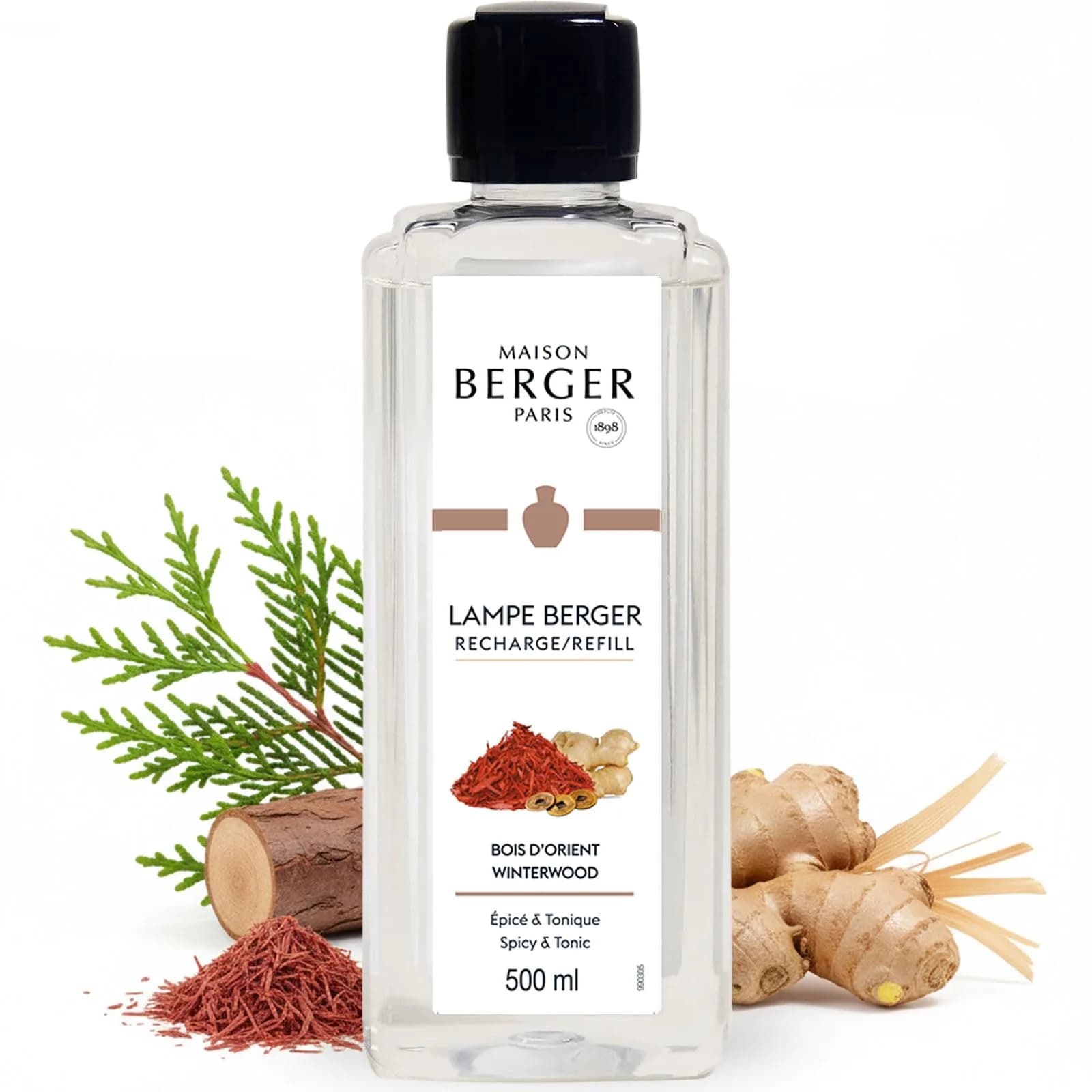 Maison Berger Winterwood Lampe Berger Refill 500ml (16.9 fl oz) | Odor Eliminating Home Fragrance - main product image