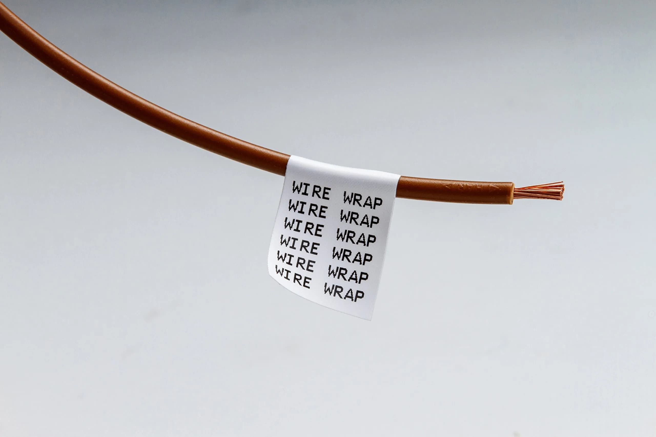 Brady M21-375-499 Nylon Label Tape 9.5mm (0.375") x 16' | Black on White for Wire Marking & General ID - view 4