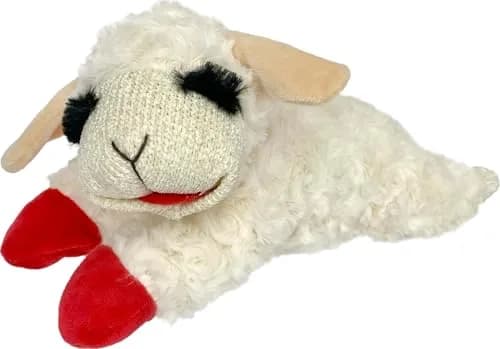 Multipet Lamb Chop Plush Dog Toy 25.4 cm (10") | Squeaky Toy for Small & Medium Dogs thumbnail 1
