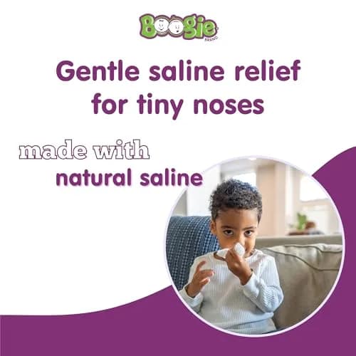 Boogie Saline Nose Wipes Grape Scent | Gentle Nasal Cleansing for Babies & All Ages thumbnail 2