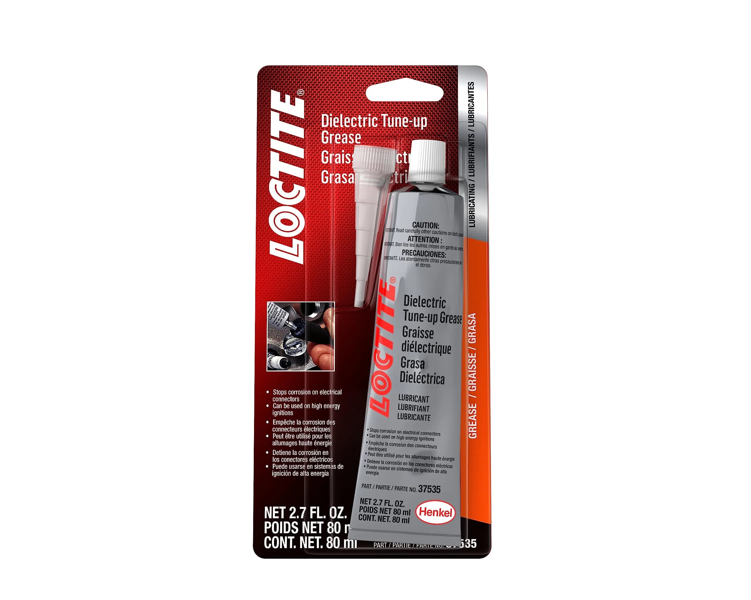 Loctite Dielectric Tune-Up Grease 6 Pack | Protects Electrical Connectors & Prevents Corrosion — Red
