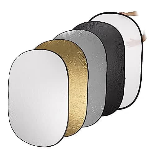 Fotodiox 5-in-1 Collapsible Reflector Panel 120x180cm (48x72in) | Photography & Video Light Modifier thumbnail 1