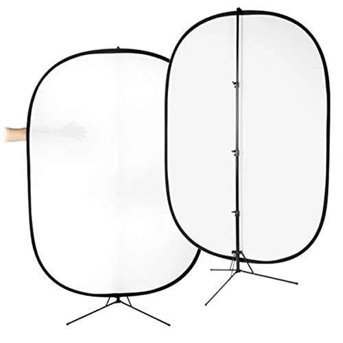 Fotodiox 5'x7' Collapsible Soft Diffuser Panel Kit with Stand | Reduces Light by 1-2 Stops thumbnail 1