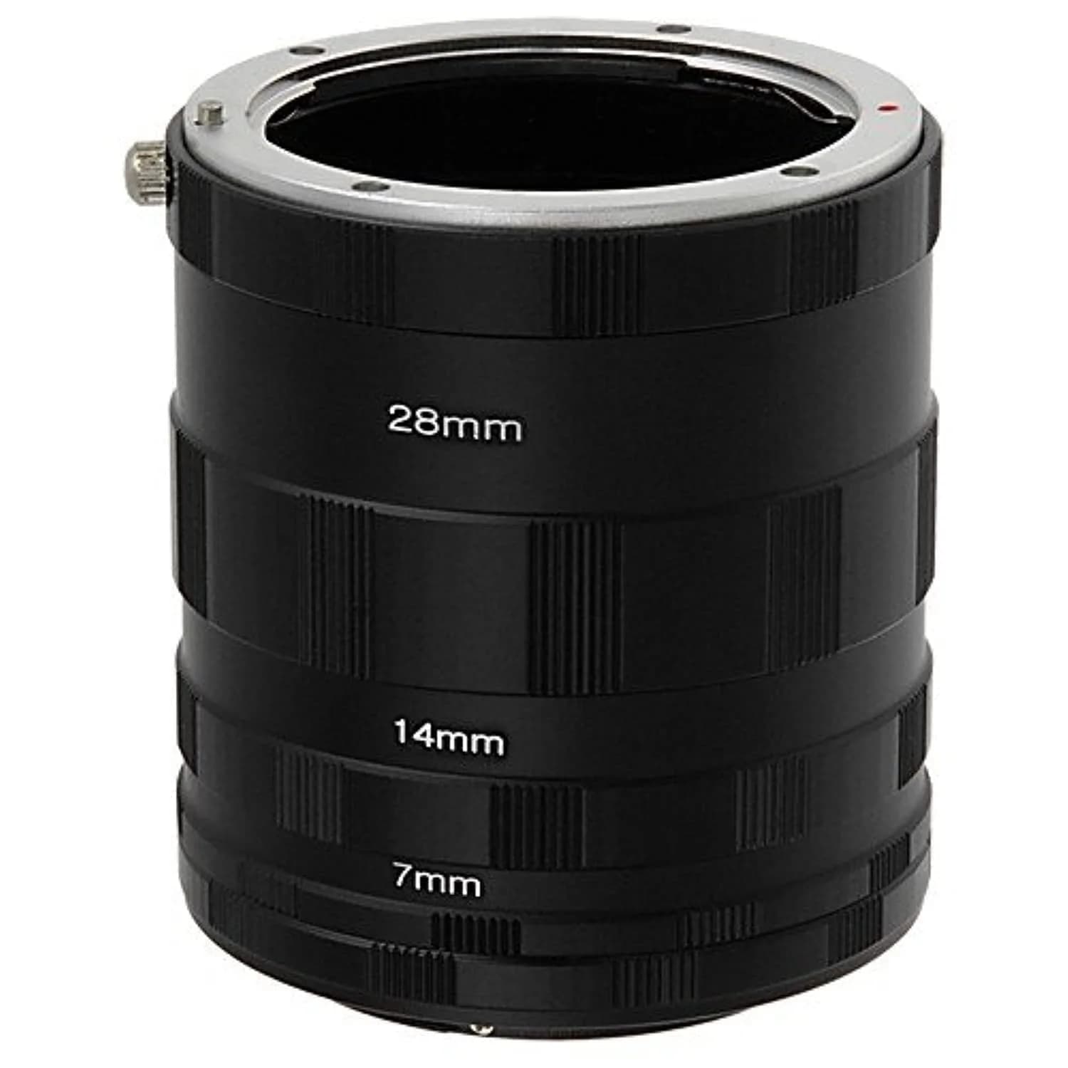 Fotodiox Macro Extension Tube Set for Nikon F Mount Cameras | 7mm, 14mm, 28mm Tubes with Mounts - main product image