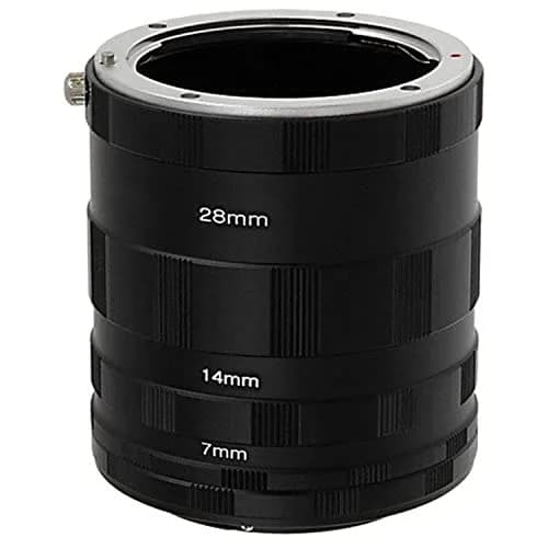 Fotodiox Macro Extension Tube Set for Nikon F Mount Cameras | 7mm, 14mm, 28mm Tubes with Mounts thumbnail 1