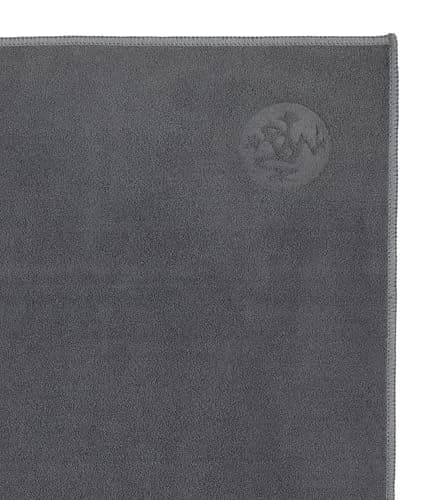 Manduka eQua Microfiber Yoga Hand Towel | Thunder | 16 x 26.5 in | Ultra-Absorbent & Quick-Drying thumbnail 5