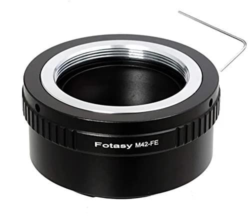Fotasy Copper Adjustable M42 Lens to E Mount Adapter | Sony E-Mount Camera Lens Adapter thumbnail 1
