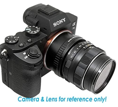 Fotasy Copper Adjustable M42 Lens to E Mount Adapter | Sony E-Mount Camera Lens Adapter thumbnail 5