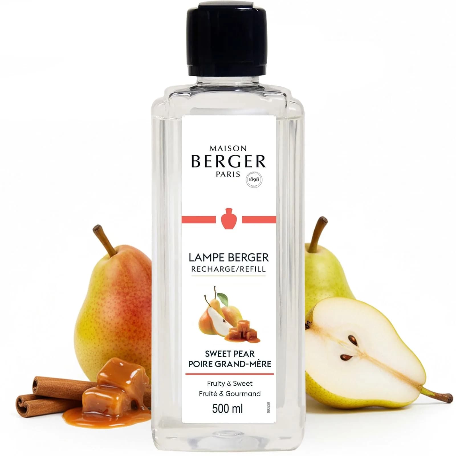 MAISON BERGER Sweet Pear Refill 500ml (16.9 Fl Oz) | French Fragrance & Odor Neutralizer - main product image