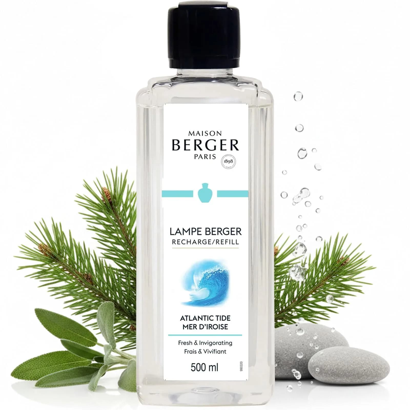 MAISON BERGER Atlantic Tide Fragrance Refill 500ml (16.9 Fl Oz) | Odor Neutralizing Home Fragrance - main product image