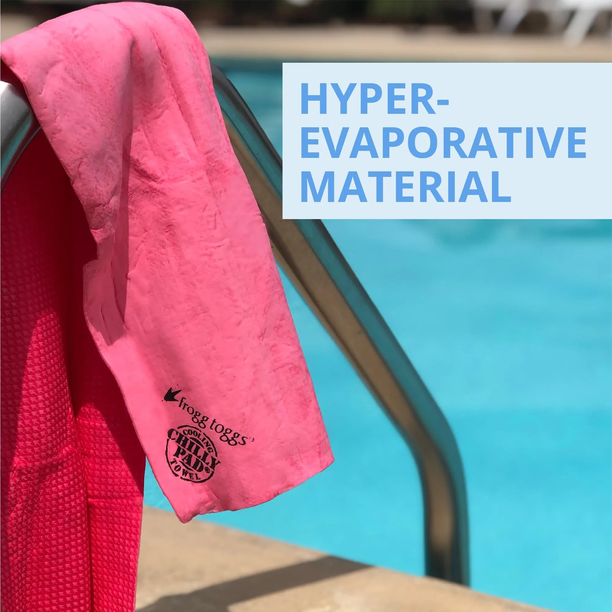 Frogg Toggs Chilly Pad Instant Cooling Towel 33x13 cm (13x33 inches) | Reusable Hyper-Evaporative - view 5