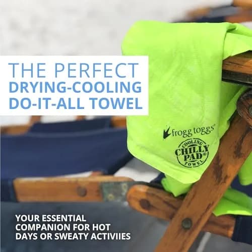 Frogg Toggs Chilly Pad Instant Cooling Towel 33x13 cm (13x33 inches) | Reusable Hyper-Evaporative thumbnail 2