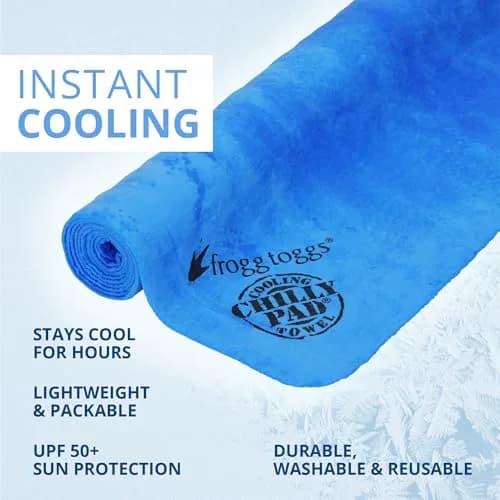 Frogg Toggs Chilly Pad Instant Cooling Towel 33x13 cm (13x33 inches) | Reusable Hyper-Evaporative thumbnail 3