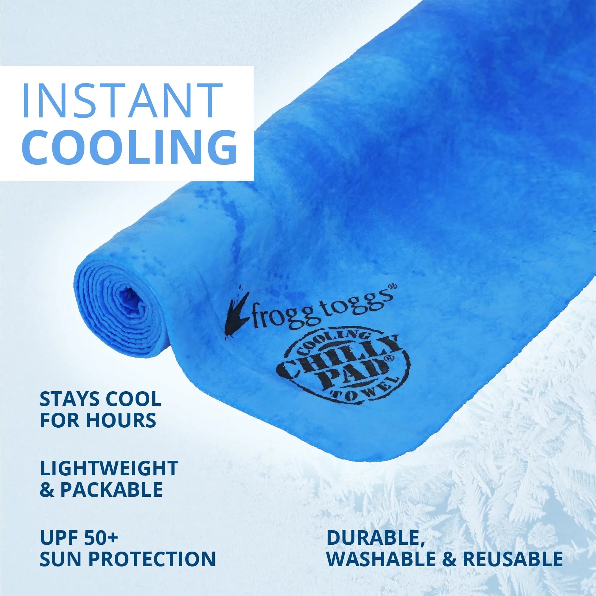 Frogg Toggs Chilly Pad Instant Cooling Towel 33x13 cm (13x33 inches) | Reusable Hyper-Evaporative - view 3