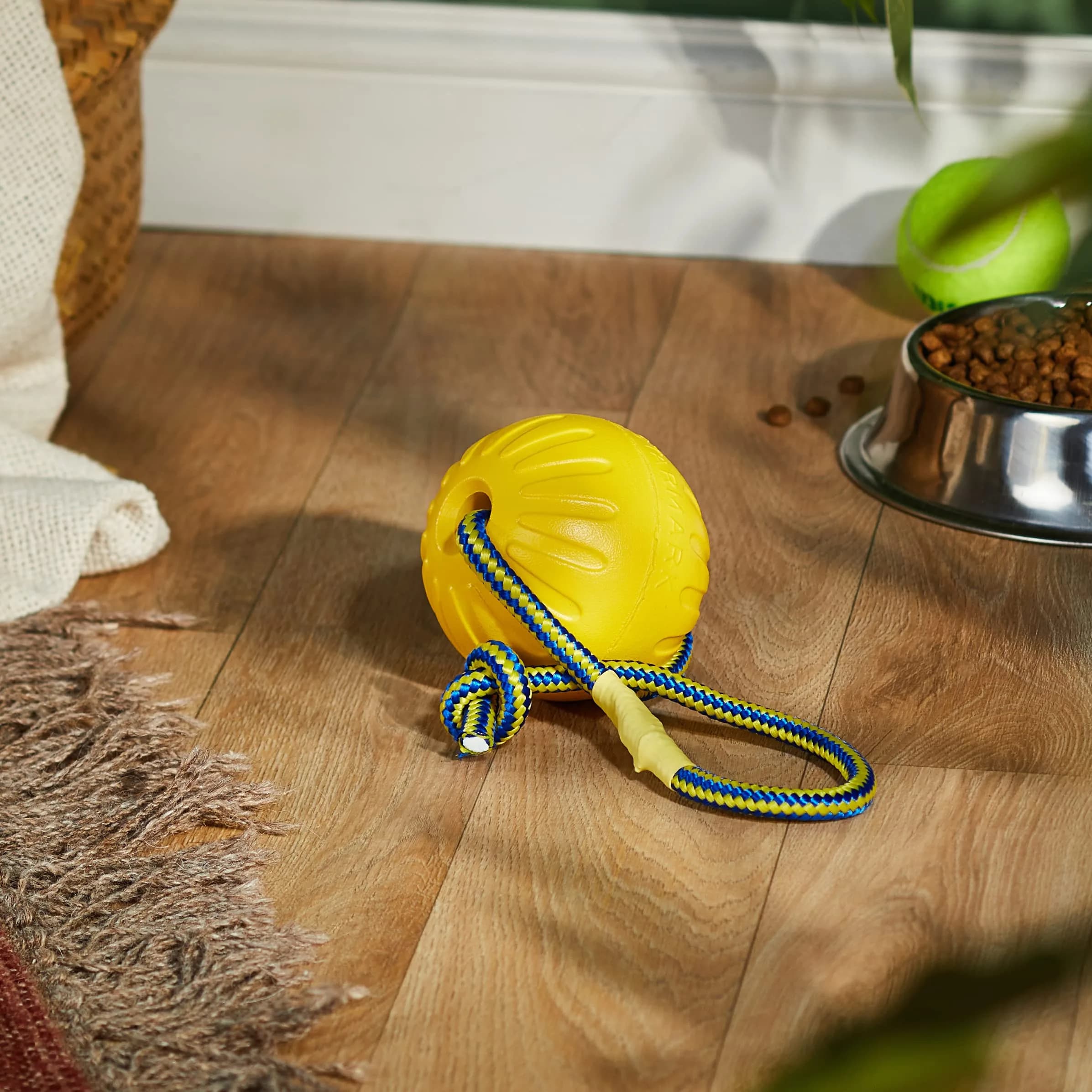 Starmark Swing 'n Fling DuraFoam Ball Dog Toy - Large Size, Floats & Flies Far for Fetch - view 2