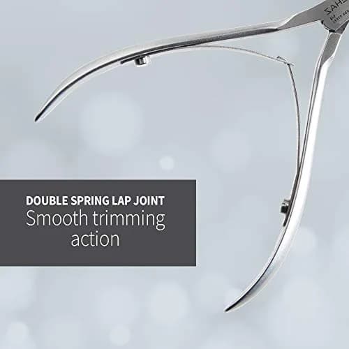 Mehaz Quick Trim Cuticle Nipper, 1/4" Jaw, Stainless Steel with Double Spring Lap Joint | Precise Nail & Hangnail Trimming thumbnail 5